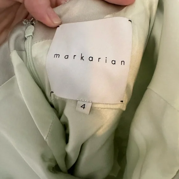 Markarian Sleeveless Sequin Scoop-Neck Midi Dress Color Ivory Sequins size 4 - Picture 4 of 4